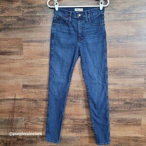 Madewell Jeans Size 27 Skinny 10" High Rise Tummy Control Hayes Wash F4684